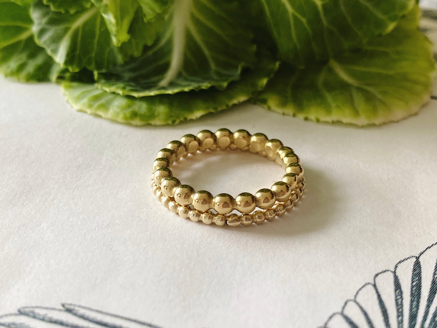 chunky poppy ring