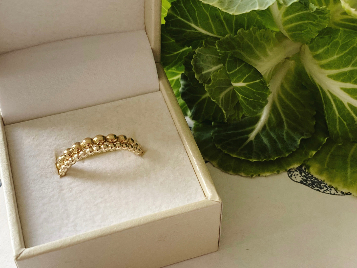 chunky poppy ring