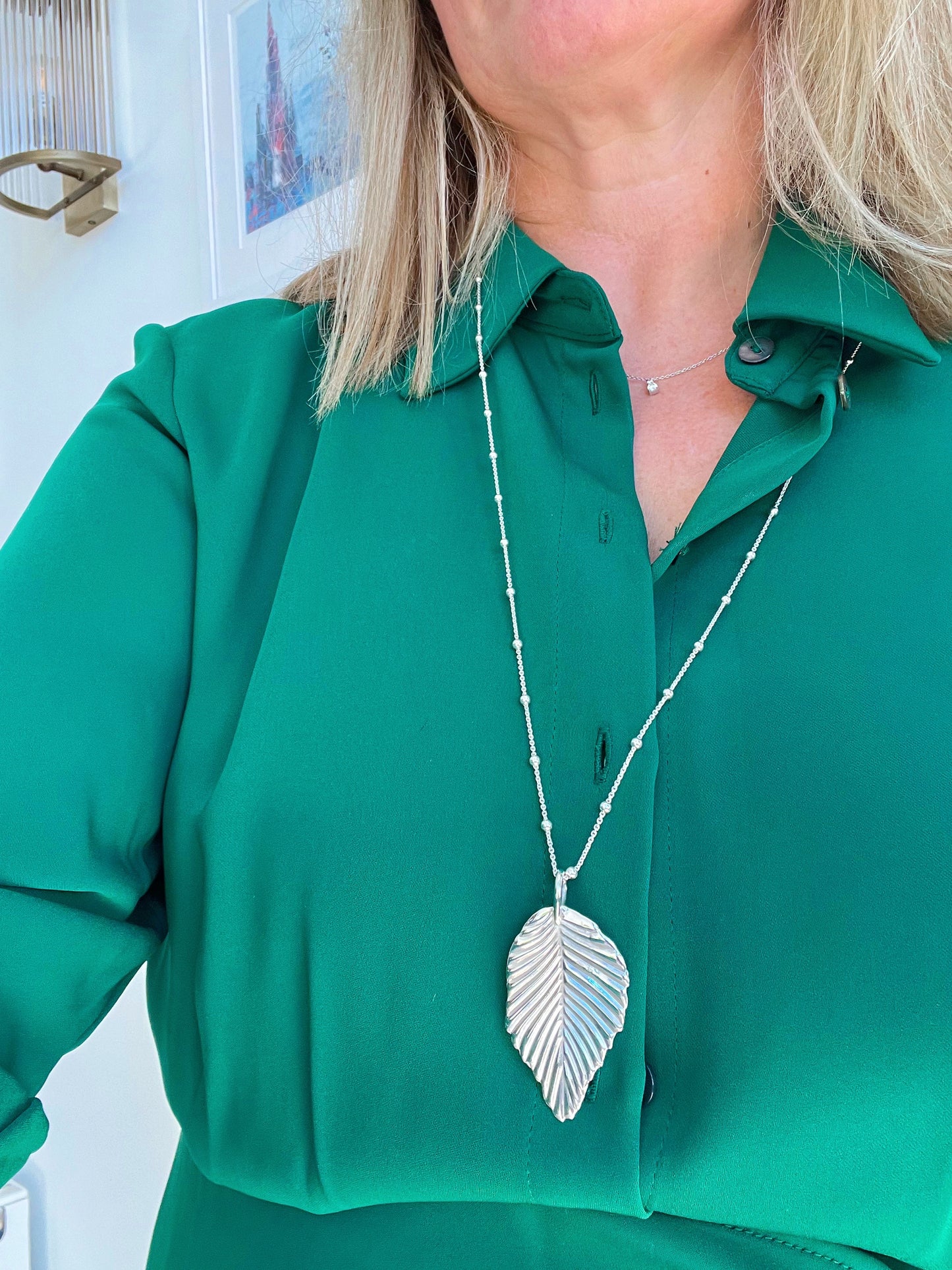 Leaf necklace