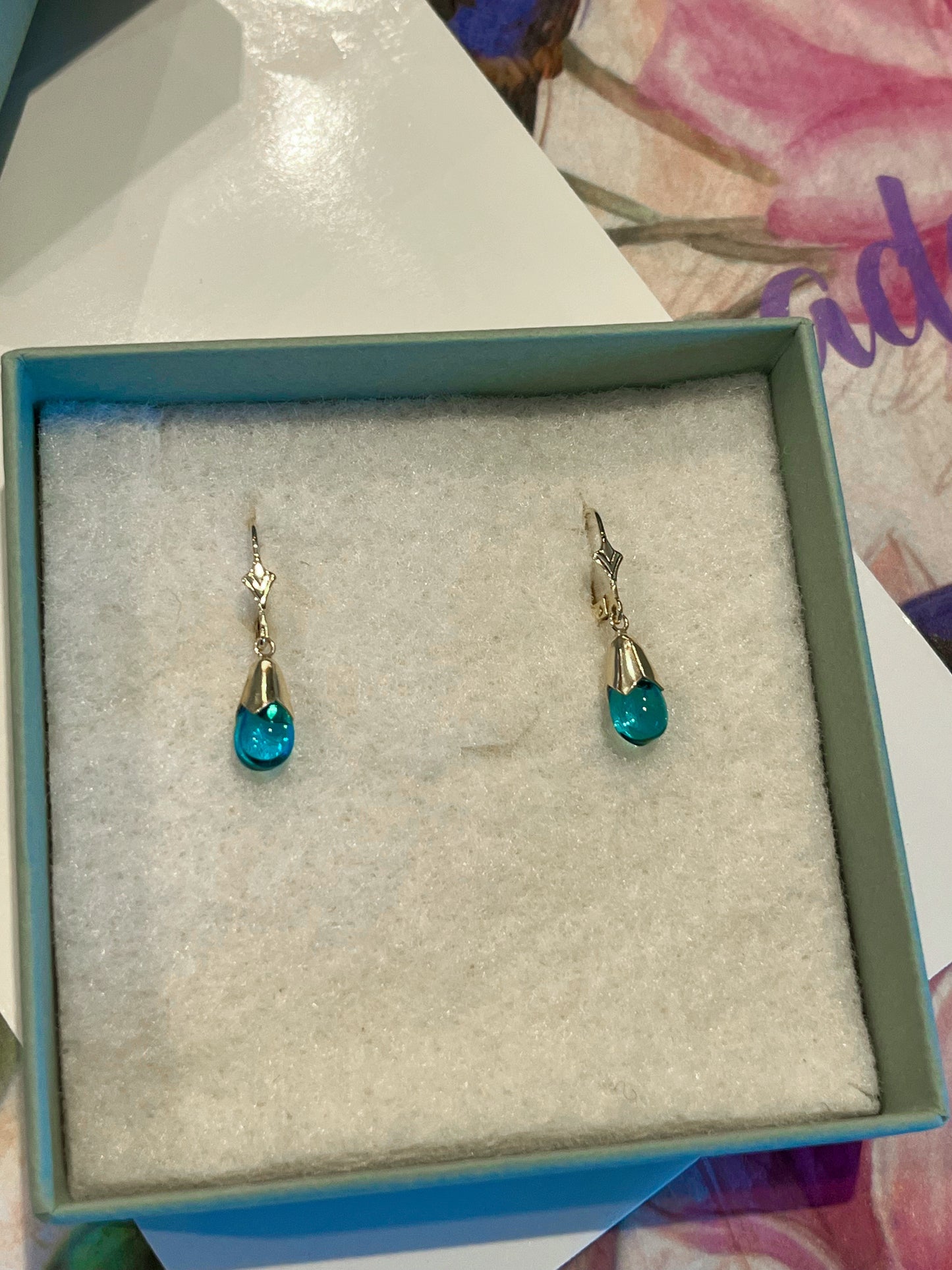 Topaz droplet