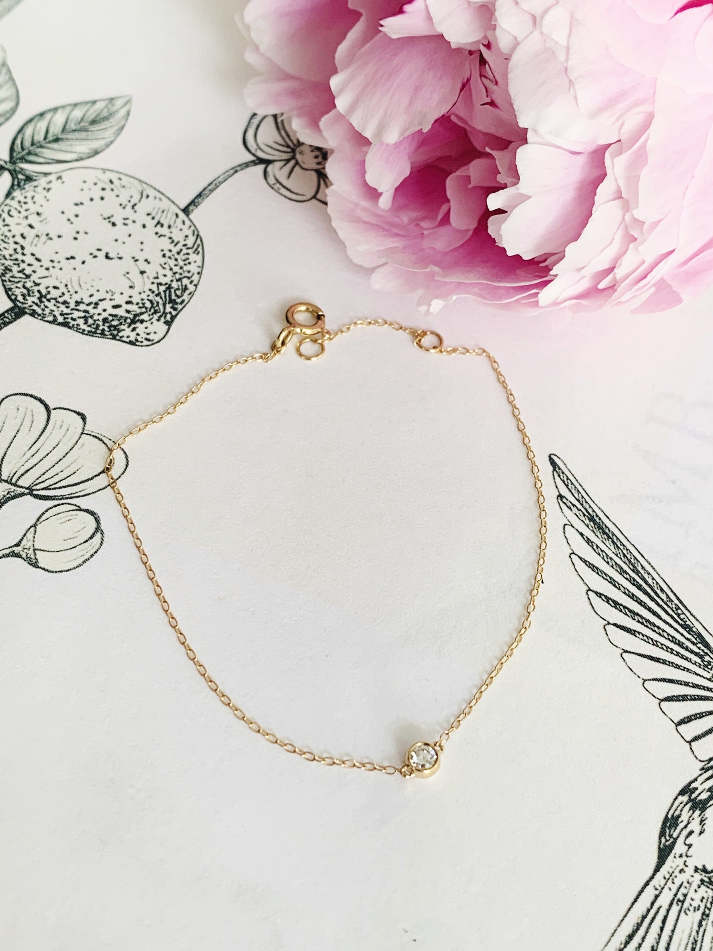 ‘’Coco’ solo diamond bracelet