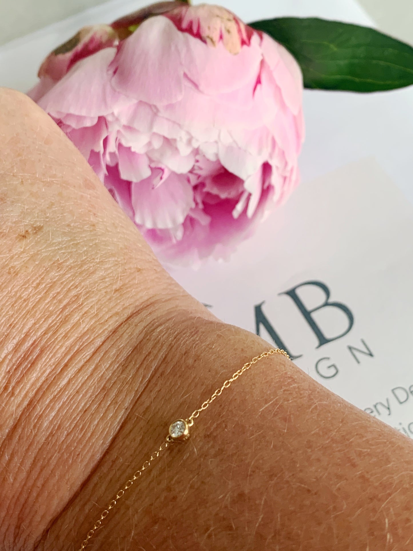 ‘’Coco’ solo diamond bracelet