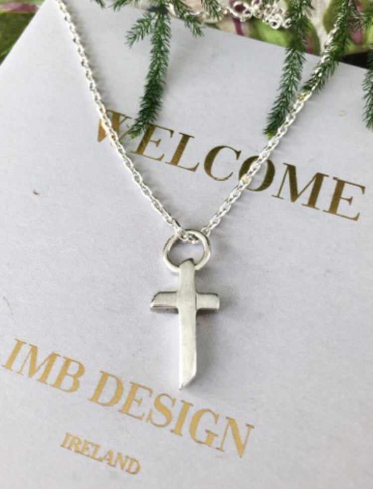 Contemporary silver cross