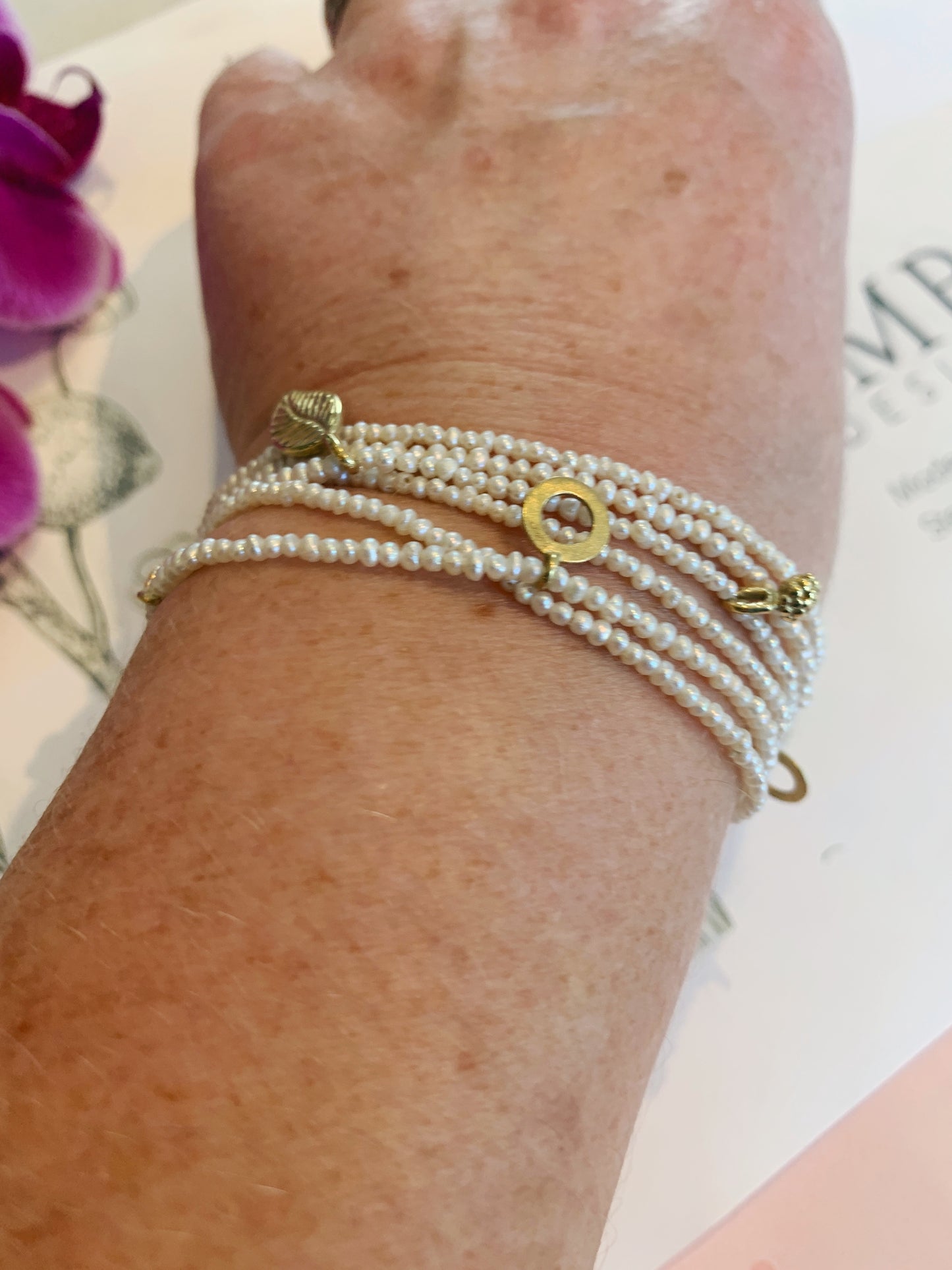 Pearl cuff