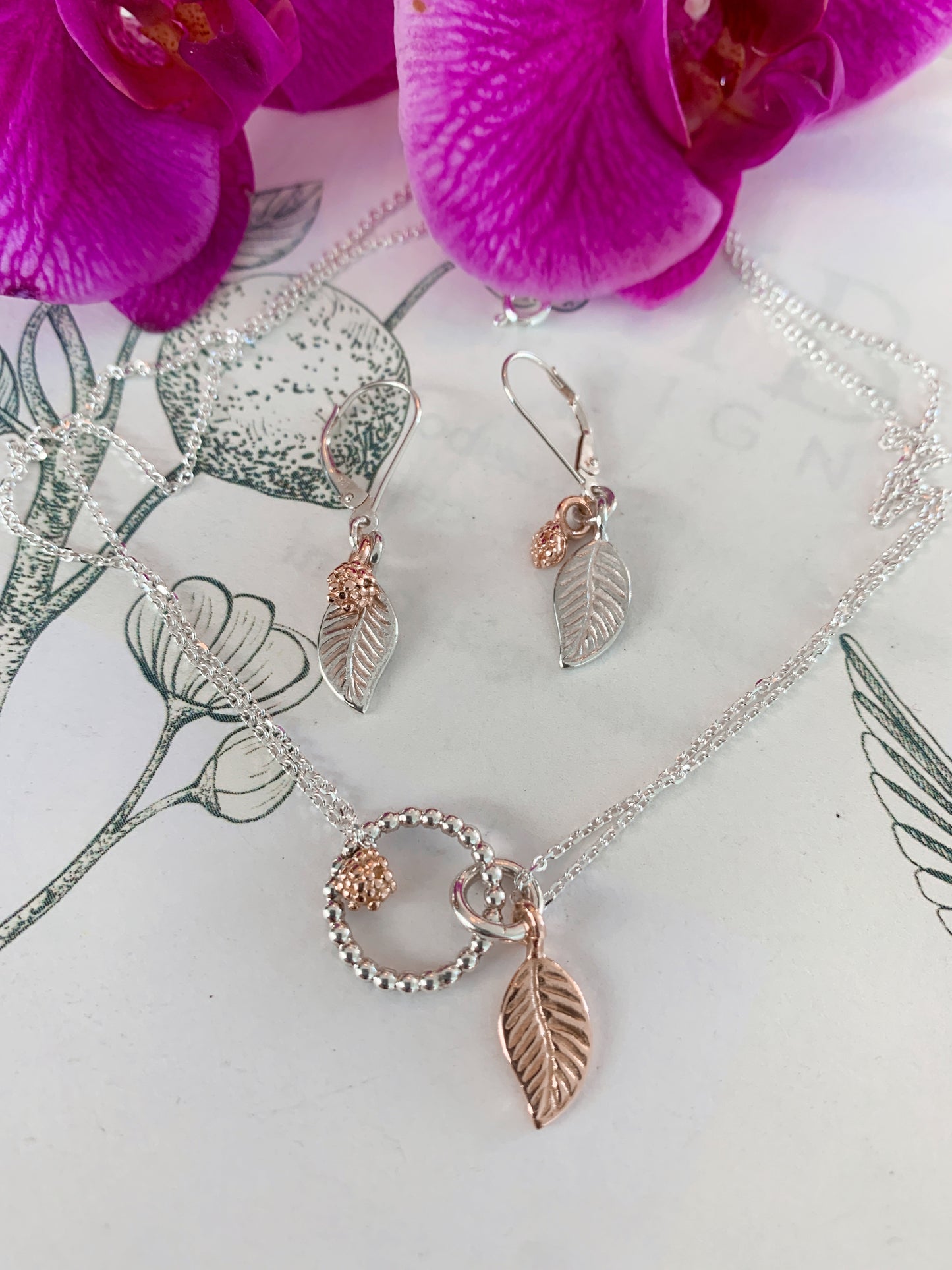 Forest earrings