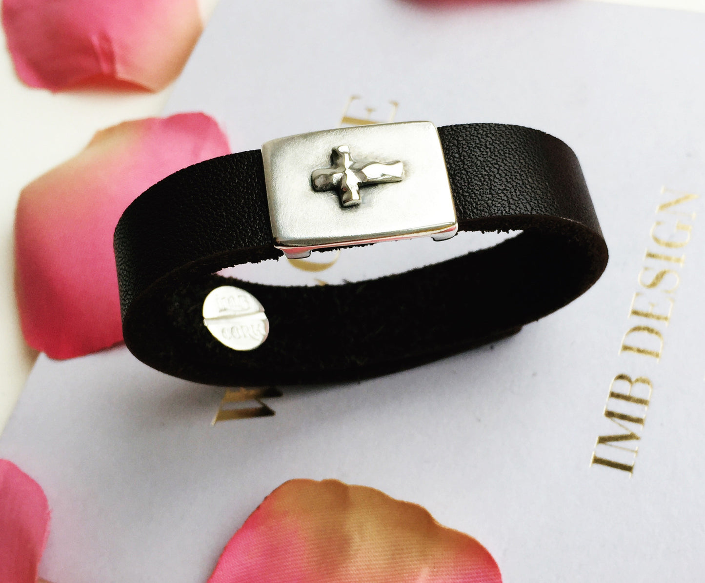Leather cross armlet