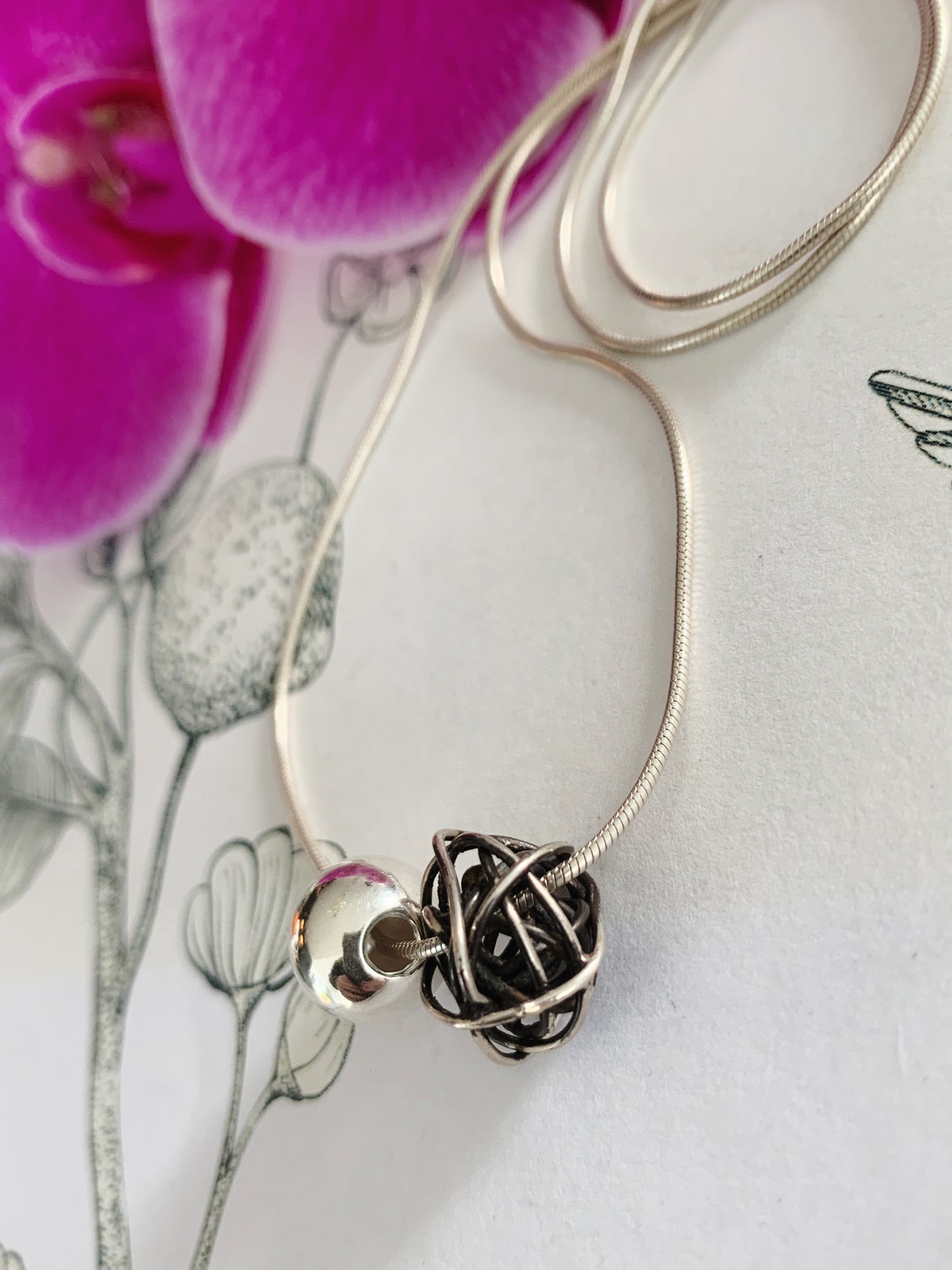 Double bauble pendant