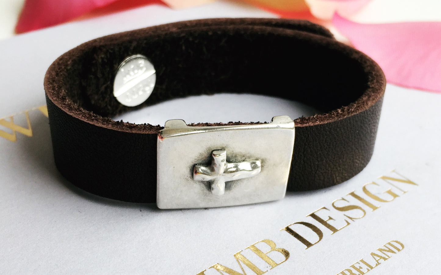 Leather cross armlet