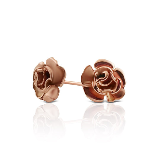 Rose earrings